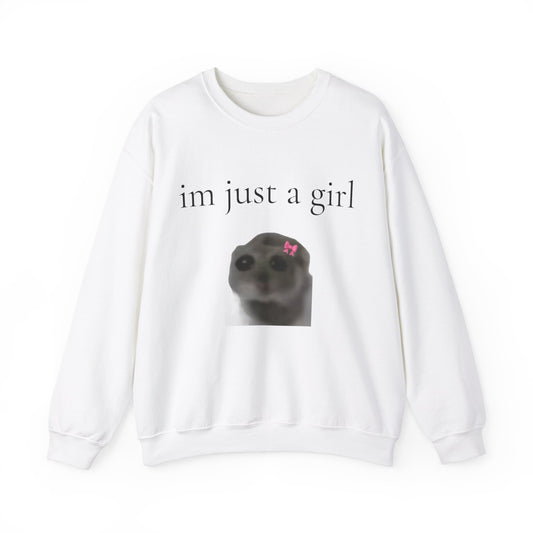 Im just a girl sweater