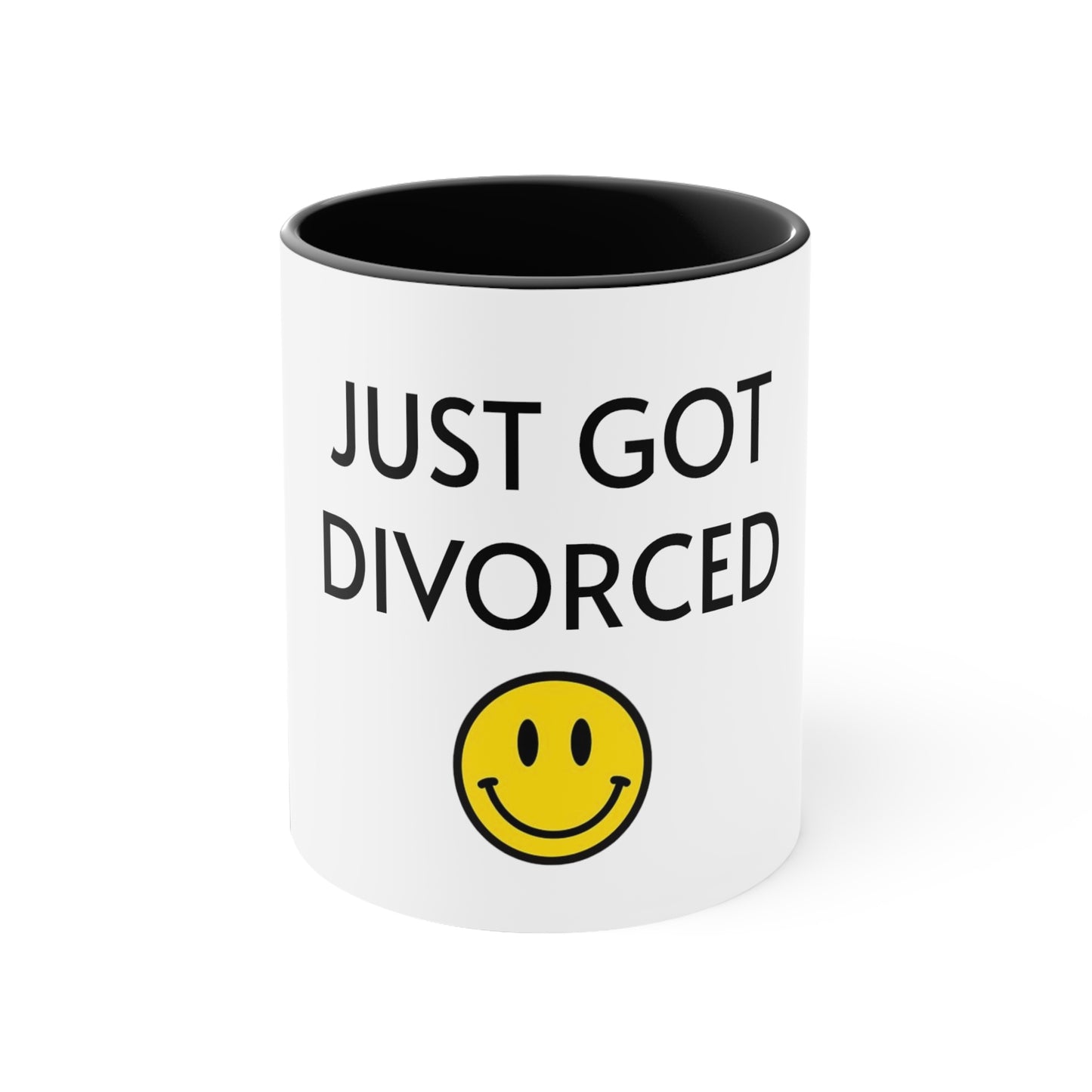 Just got divorced mug